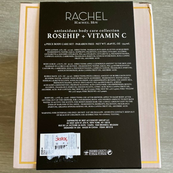 Rachel by Rachel Roy Antioxidant Body Care Collection Lotion Scrub Oil Bath 4pcs - Picture 2 of 2
